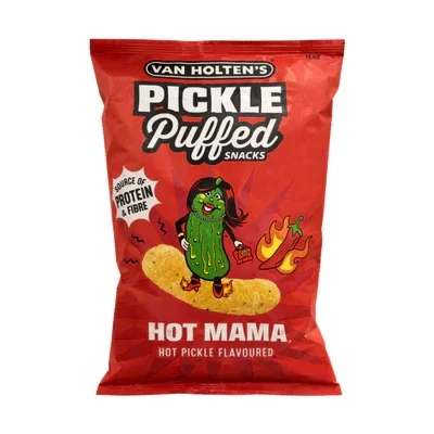 Van Holtens Pickled Puffed Snacks Hot Mama
