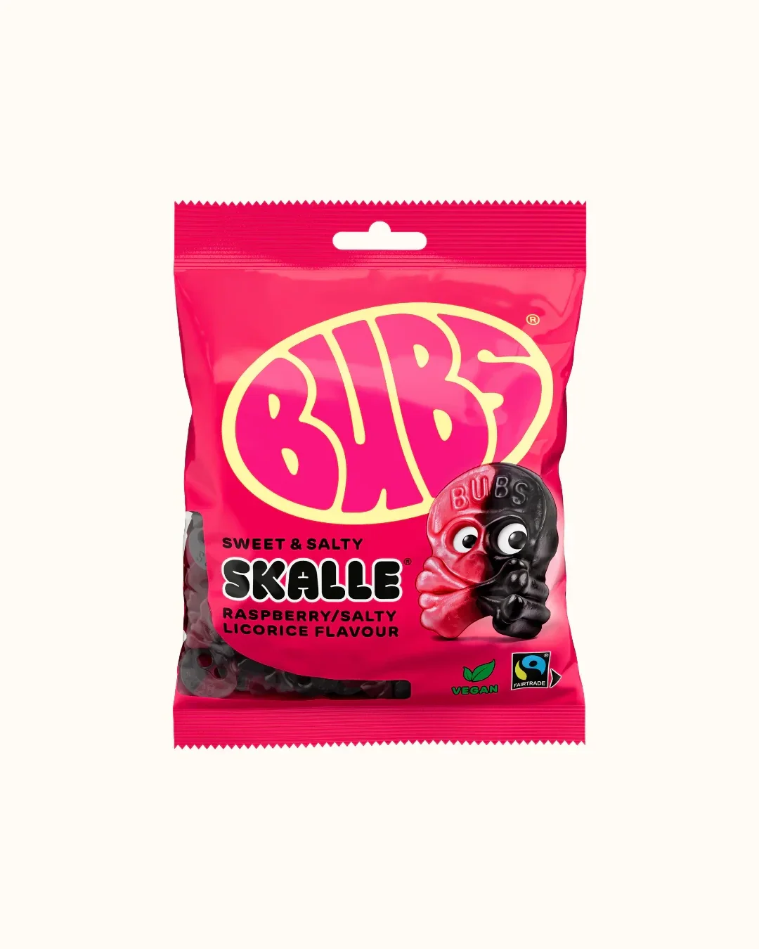Bubs Raspberry Salty Swedish Candy