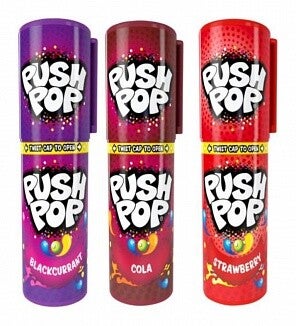Bazooka Push Pop Mixed Flavours