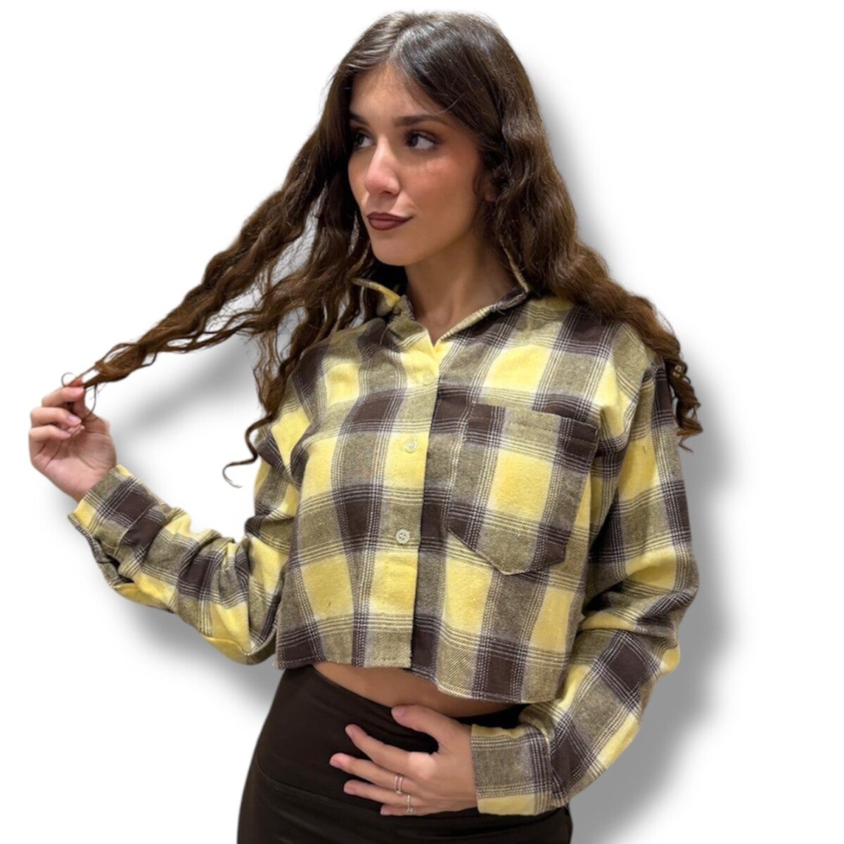 Camicia “Flora Crop”