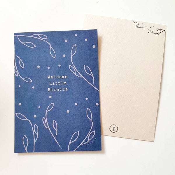 Welcome Little Miracle Blue