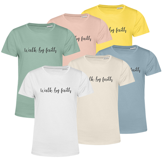Organic Shirt Nicky // Walk By Faith // Black Print