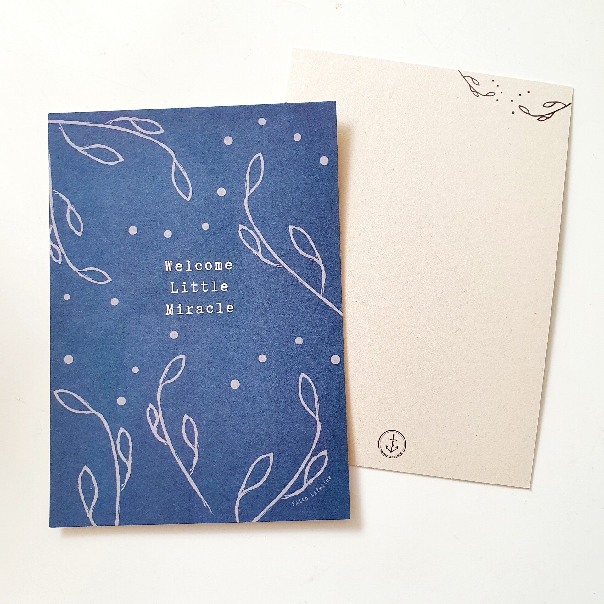 Welcome Little Miracle Blue