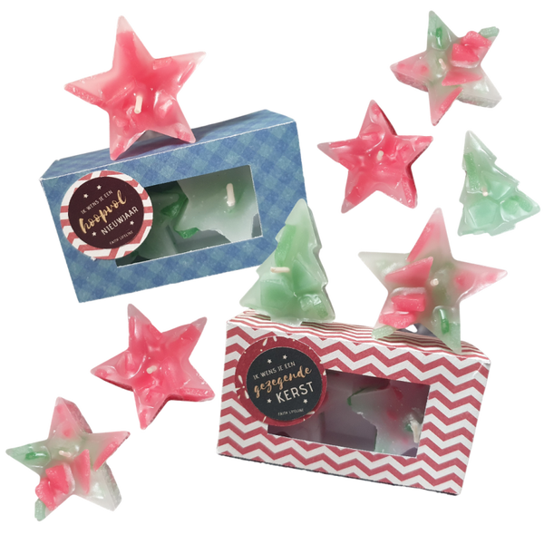 Kerst Kaarsjes | Upcycled | Christmas Candels