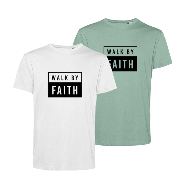 Organic Shirt Willem // Walk By Faith // Black Print