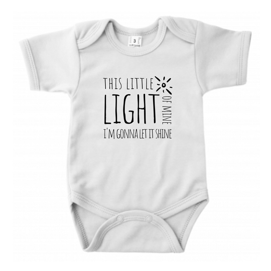 This Little Light of Mine // Ecru Romper // 62/68