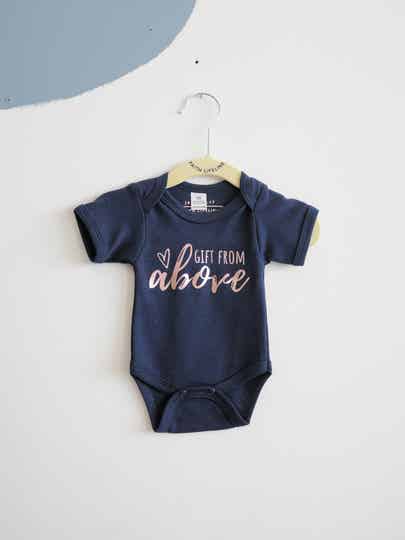 Gift From Above | Navy Romper | 56