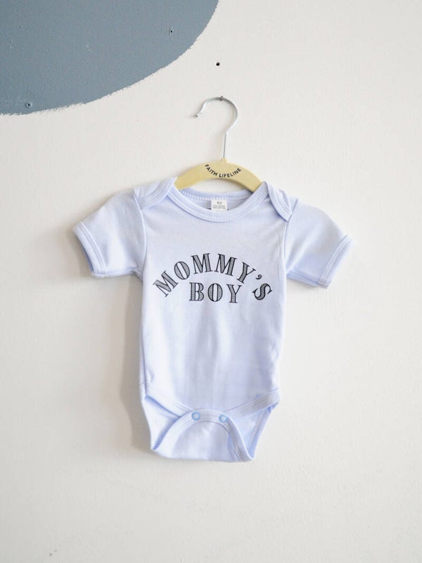 Mommy's Boy | Licht Blauw Romper | 62