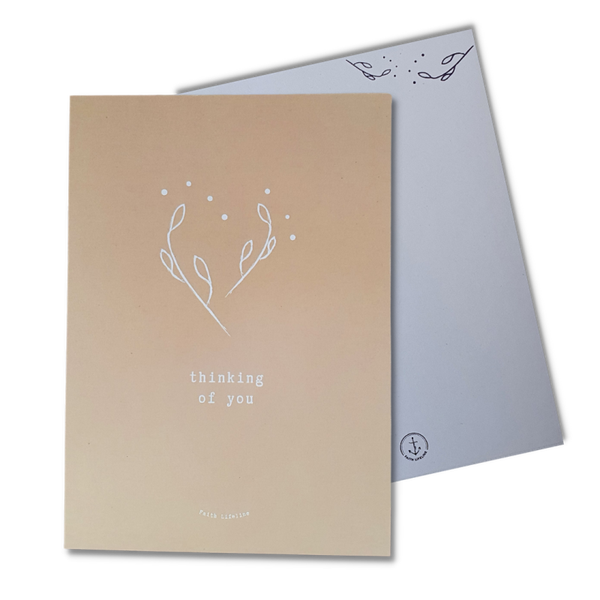 Thinking of You | Duurzame A6 kaart incl.  Eco Envelop