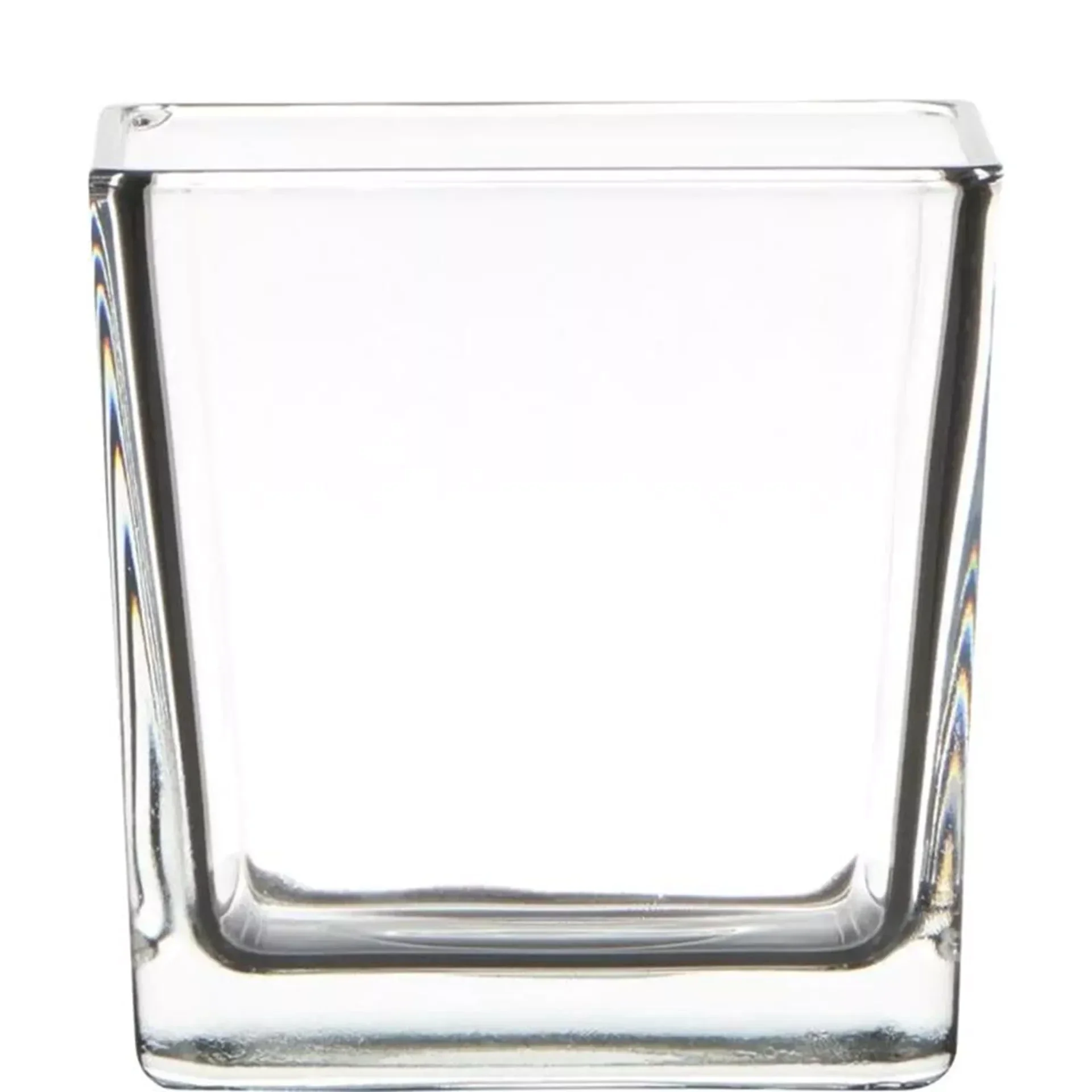 glazen vaas 10x10x10cm