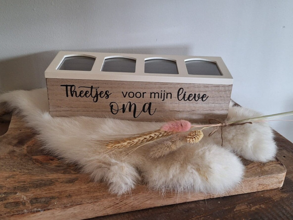 Theedooje ''theetjes voor mijn lieve oma''