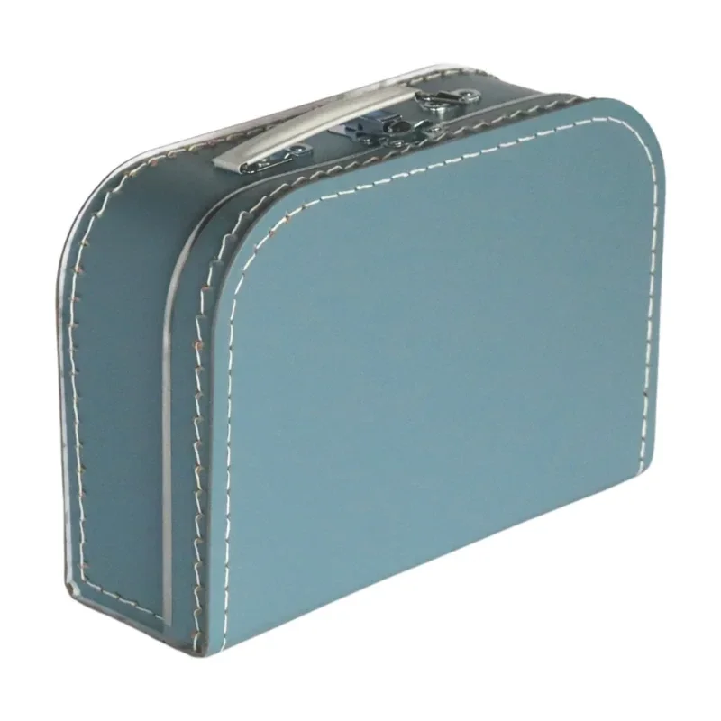 koffertje grijsblauw 25 cm