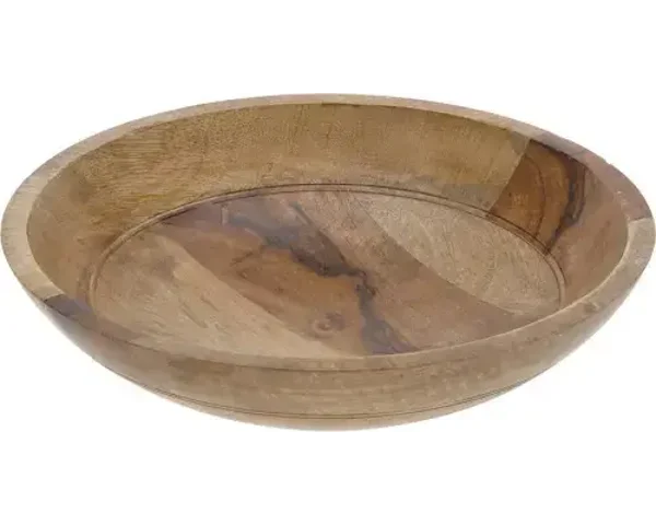 Schaal van Mangohout 30x7cm