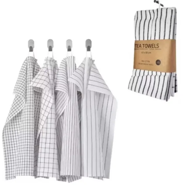 Theedoeken 45x60cm pak a 4 stuks