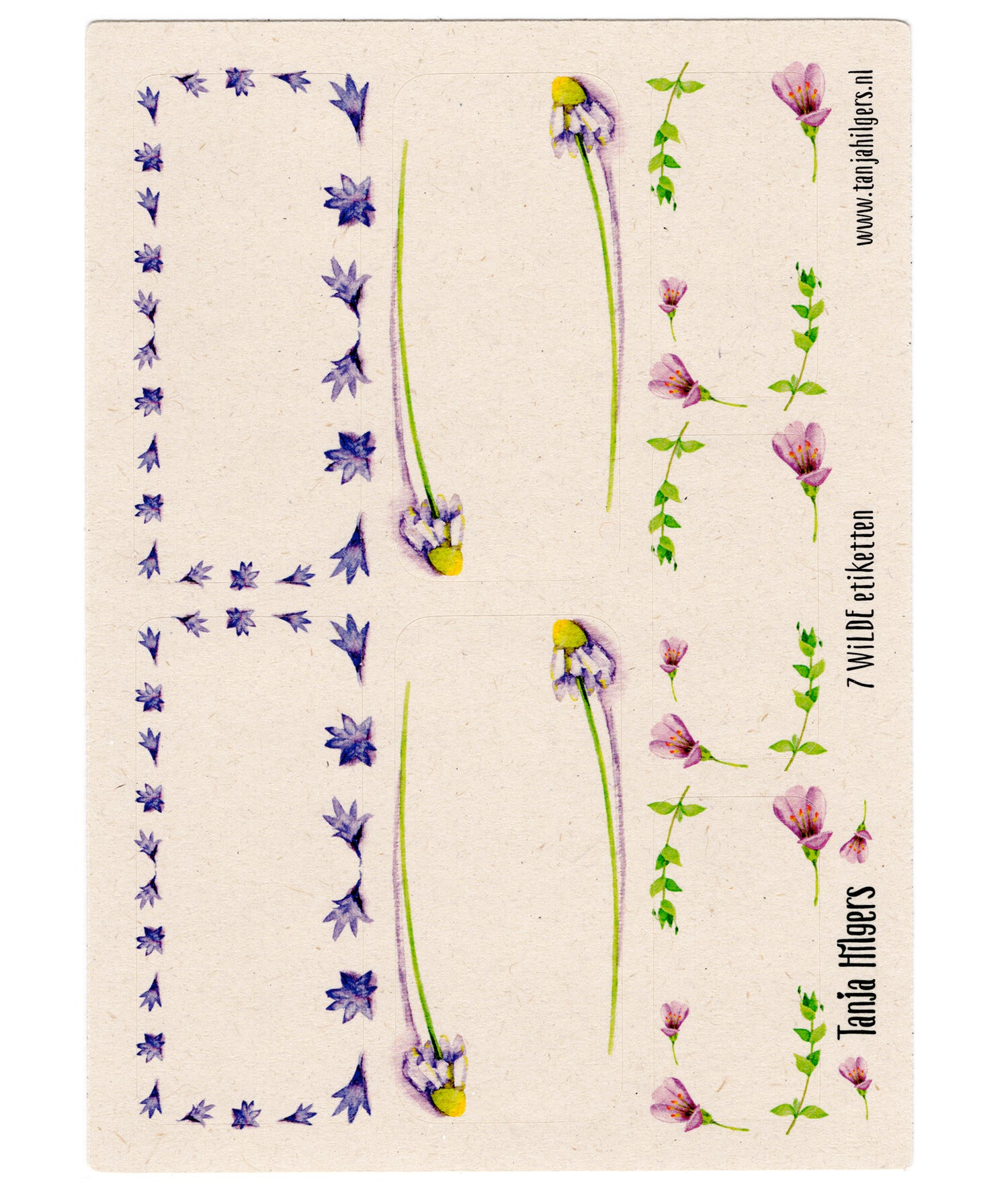 Stickervel "Etiketten"