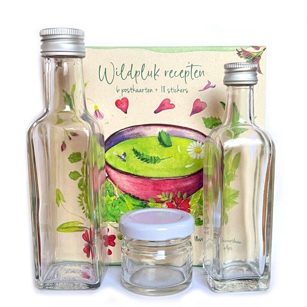 DIY Set Wildplukrecepten + flesjes