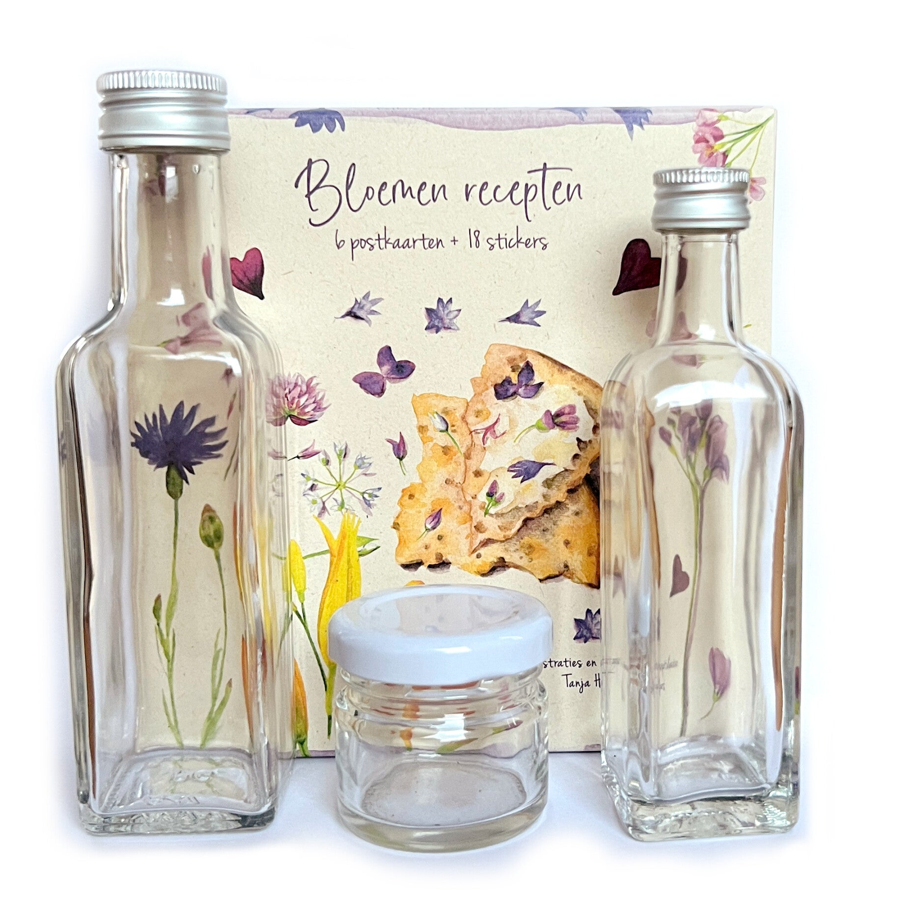 DIY Set Bloemenrecepten met flesjes