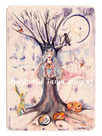 Postkaart Moedernacht