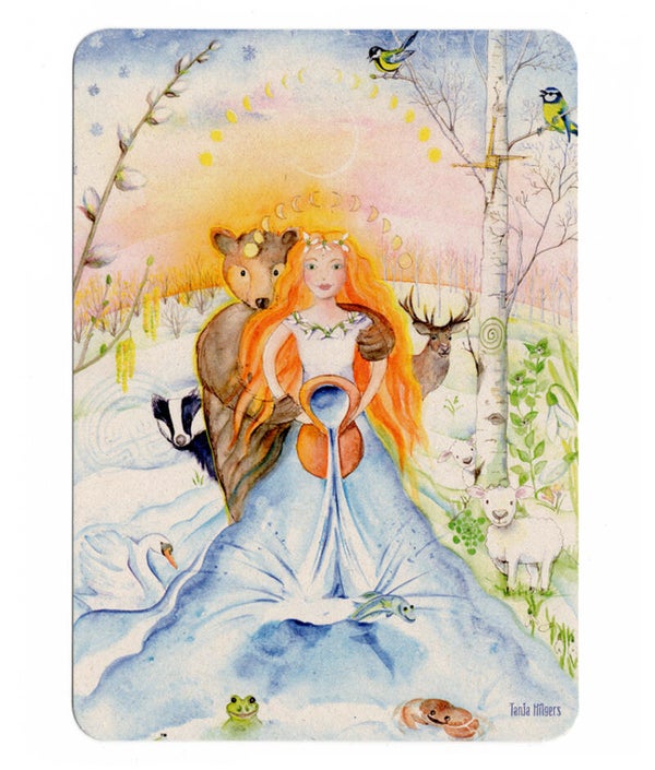 Postkaart Lichtmis - Imbolc