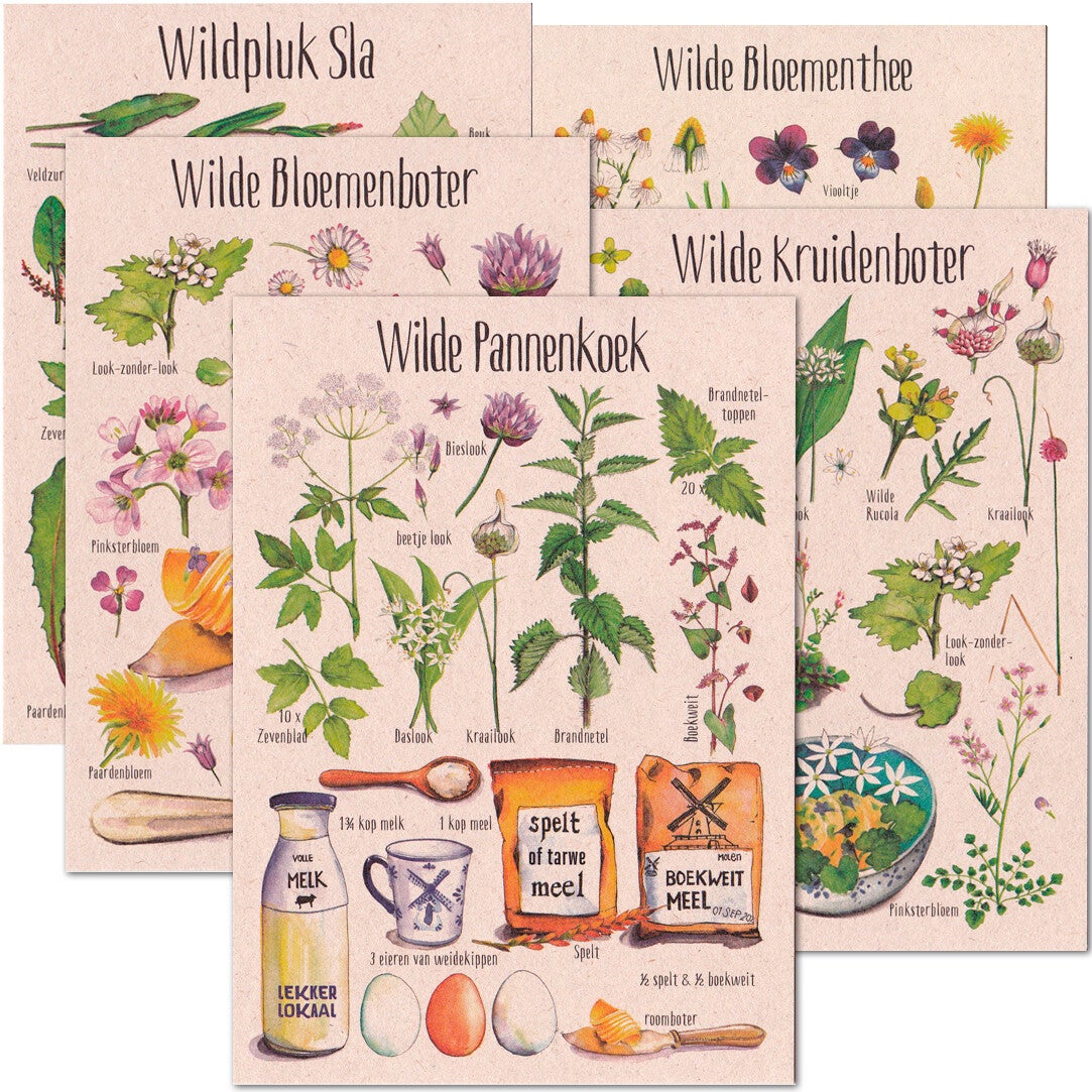 7 Wildpluk Posters ECO 25x35