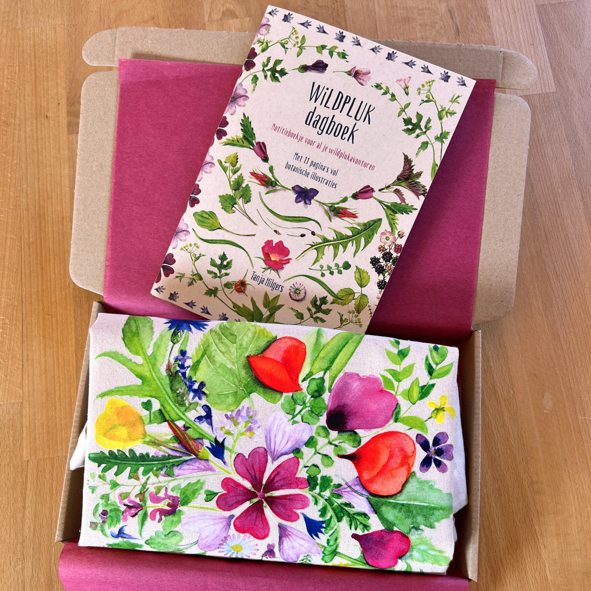 WILDE LENTE - wildpluk tas & dagboek