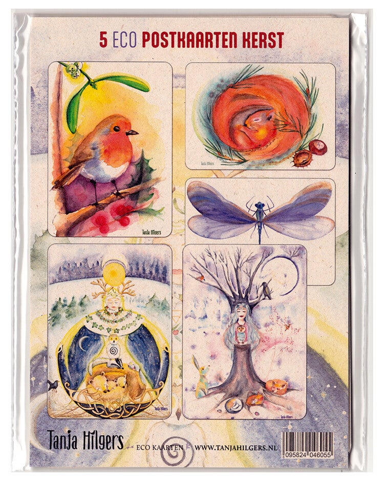 5 ECO Kerstkaarten