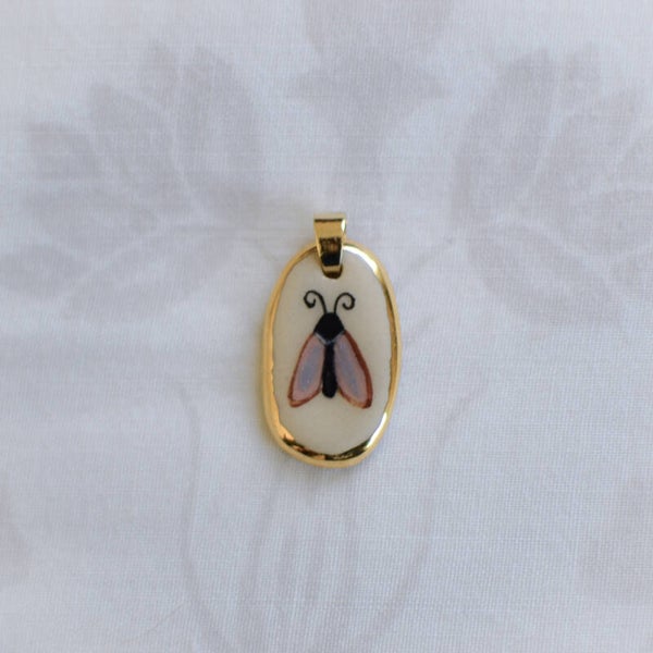 Lilac Moth Pendant