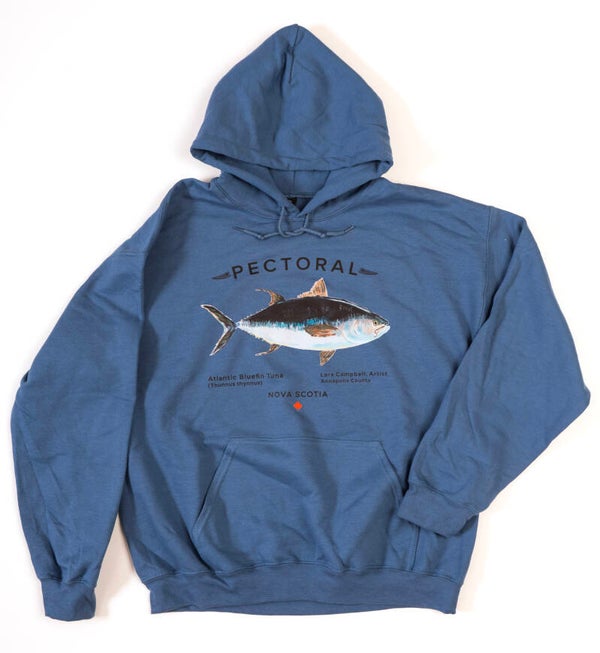Bluefin Tina - Hooded Sweatshirt - Indigo Blue