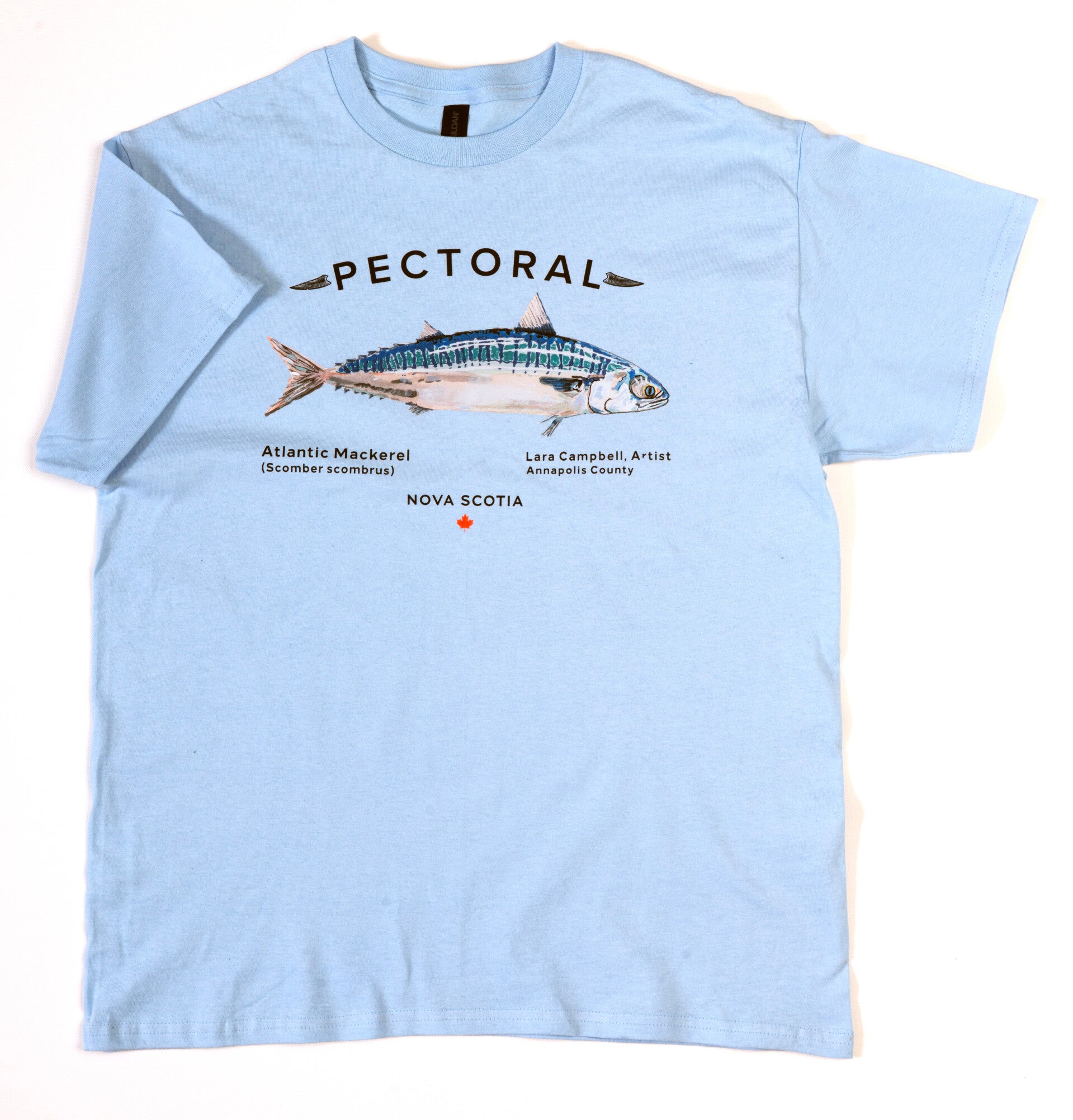 Mackerel - Short Sleeved - Light Blue