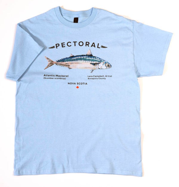 Mackerel - Short Sleeved - Light Blue