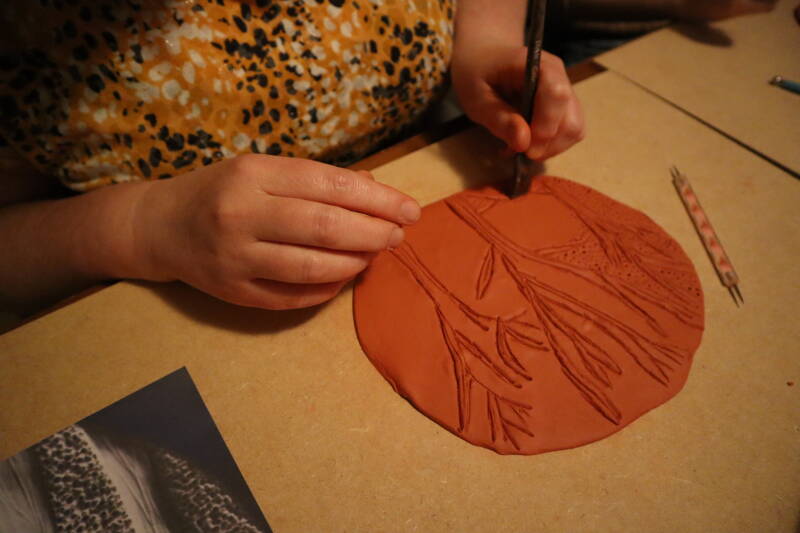 Intuïtieve sculptuur klei