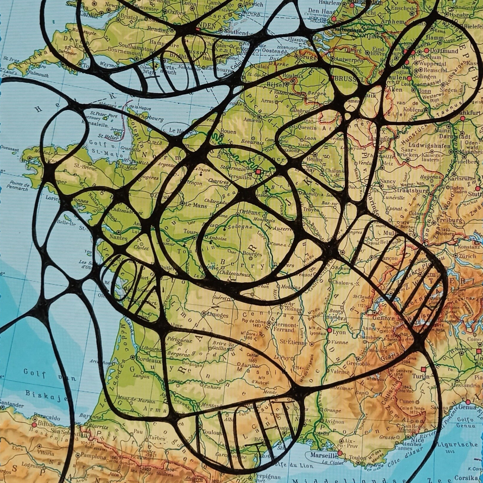 Intuïtieve tekening mandala