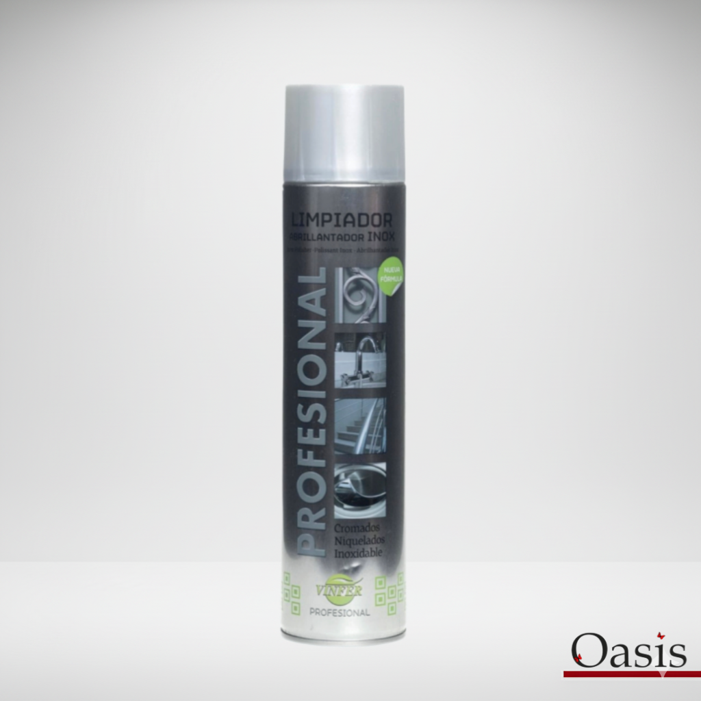 Limpiador Abrillantador Inox Profesional Oasis – 600 ml