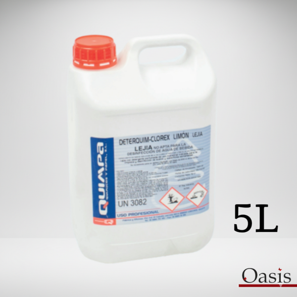 Lejía con Detergente y Perfume de Limón – 5 L