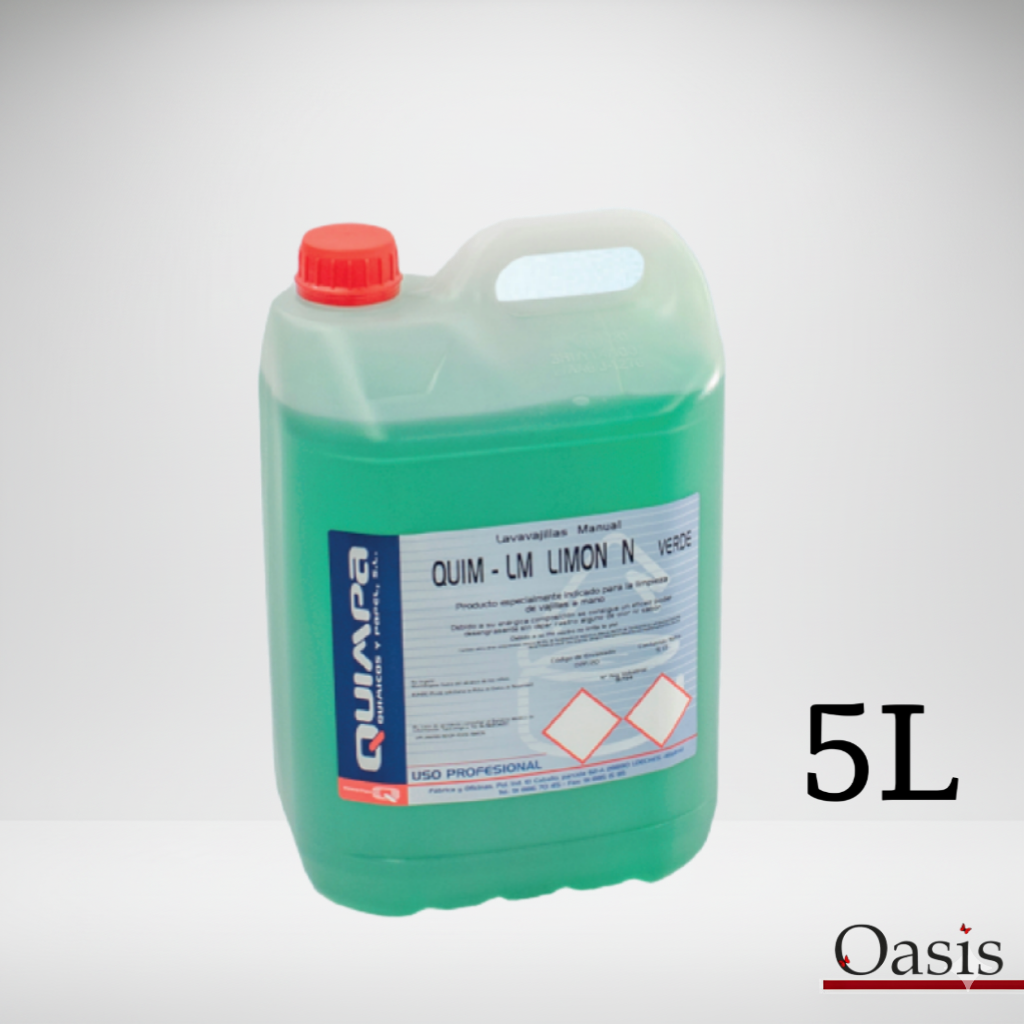 Lavavajillas Manual Frescor Limón – 5 L