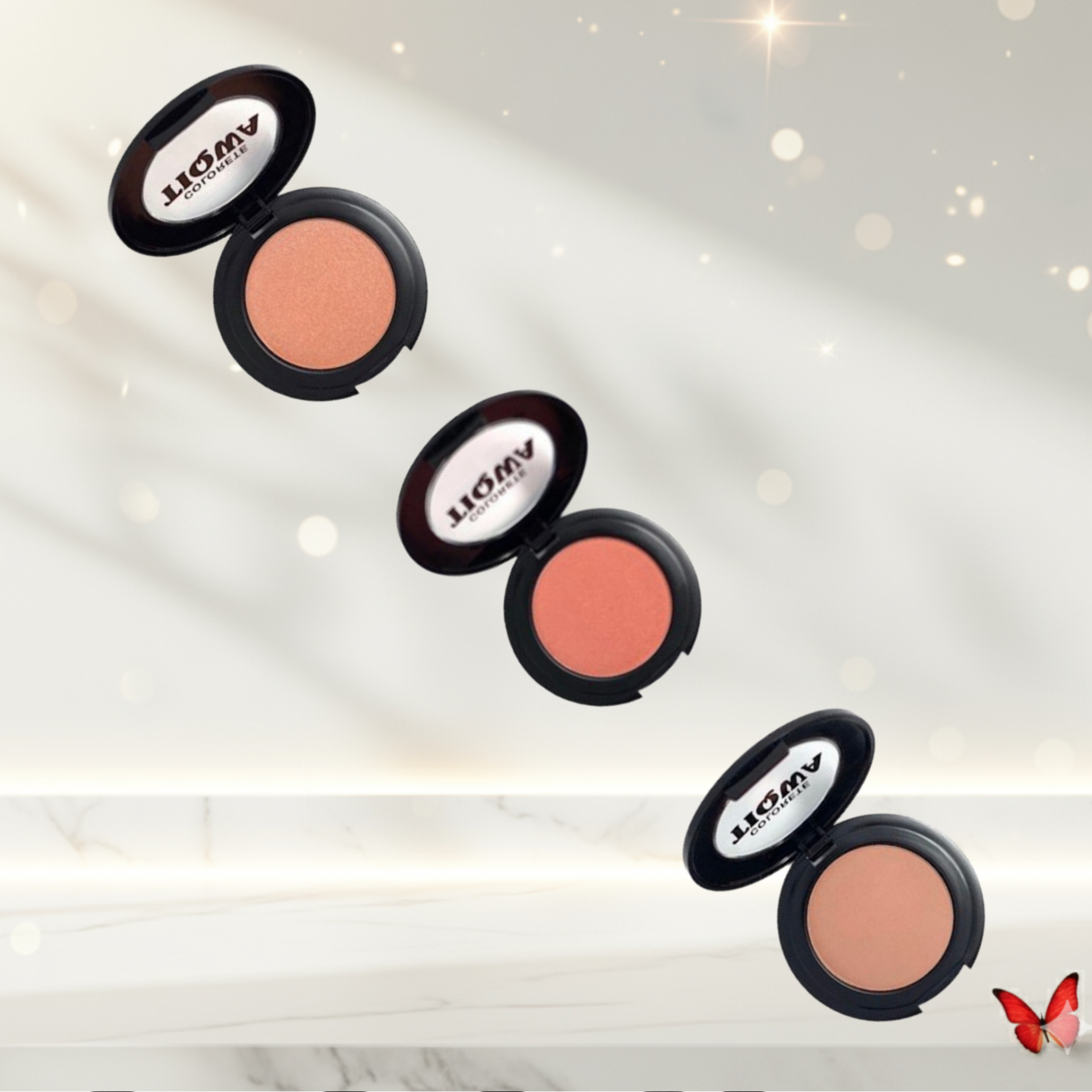 Colorete Compacto TIQWA – Tonos Naturales y Luminosos