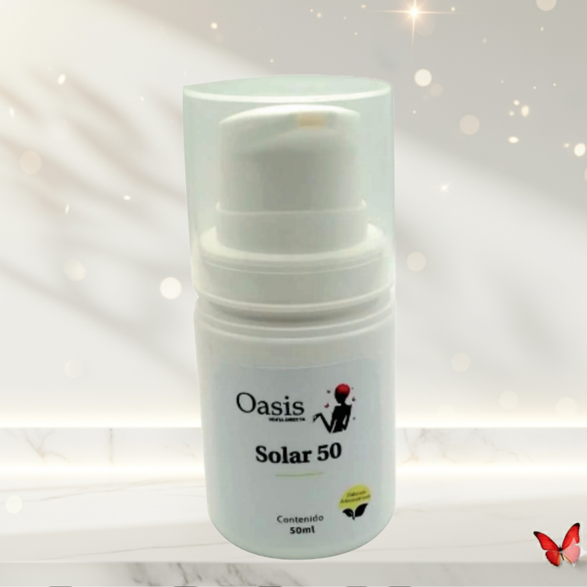 Protector Solar Oasis SPF 50 – Alta Protección para Cara y Cuerpo (50 ml)