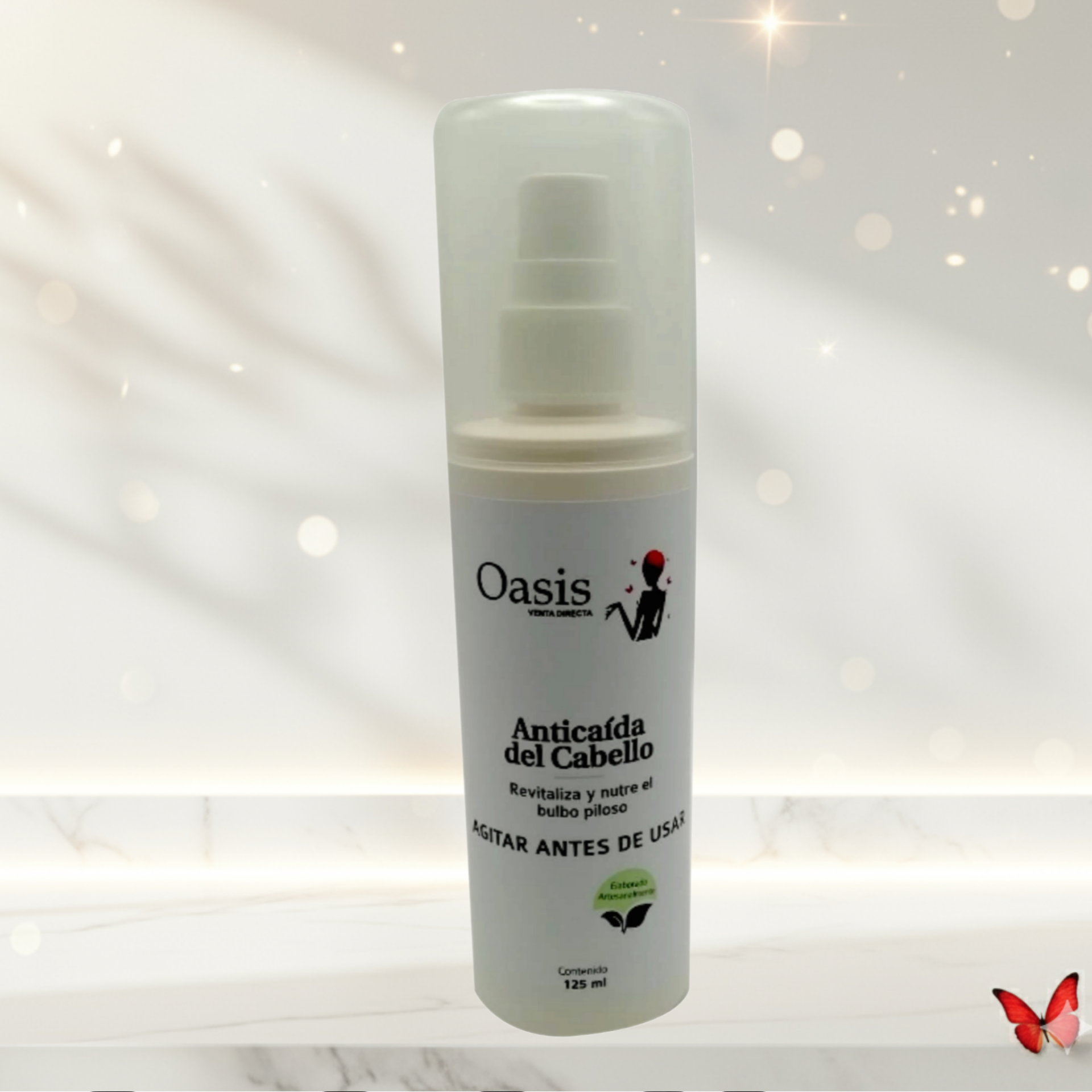 Loción Anticaída Oasis – Revitaliza y Nutre el Bulbo Piloso | Tratamiento Capilar 125 ml