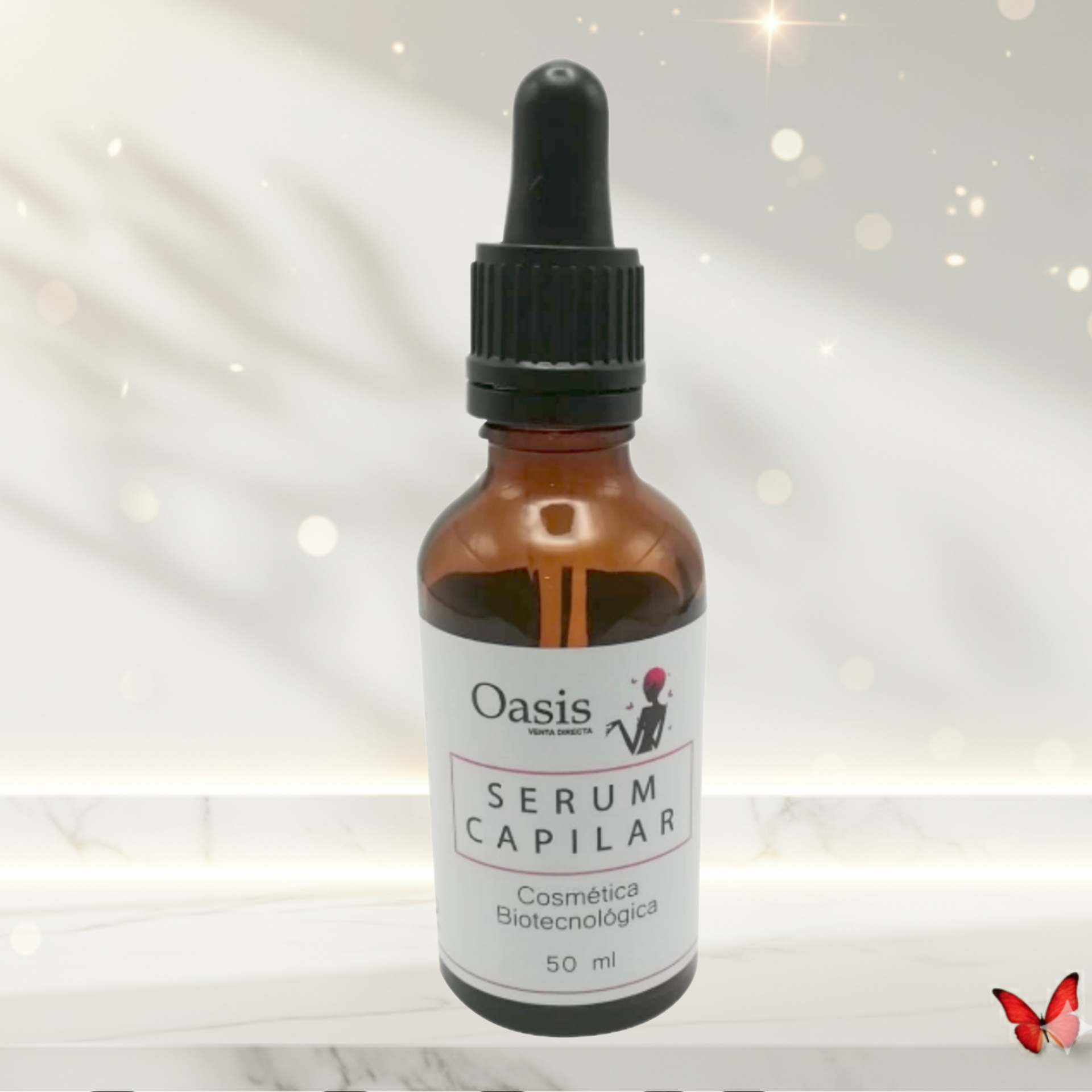 Sérum Capilar Oasis – Fortalecedor, Reparador y Anticaída | Cosmética Biotecnológica (50 ml)