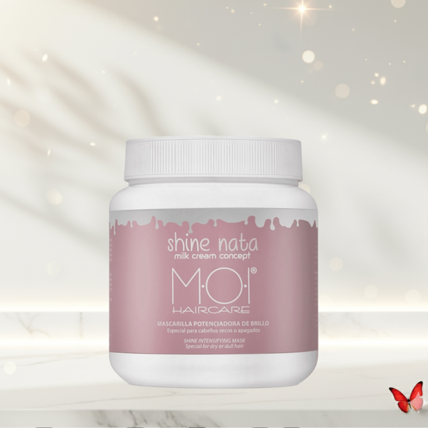 Mascarilla Shine Nata Potenciadora de Brillo con Keratina y Aceite de Ricino – Cabello Seco o Apagado