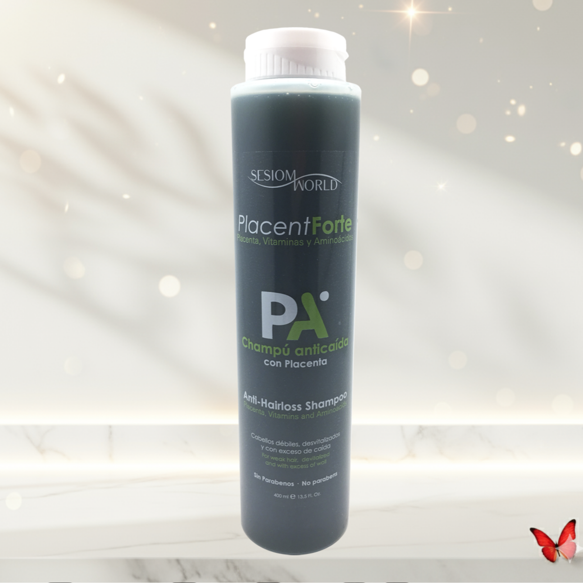 PlacentForte – Champú Anticaída con Placenta, Vitaminas y Aminoácidos