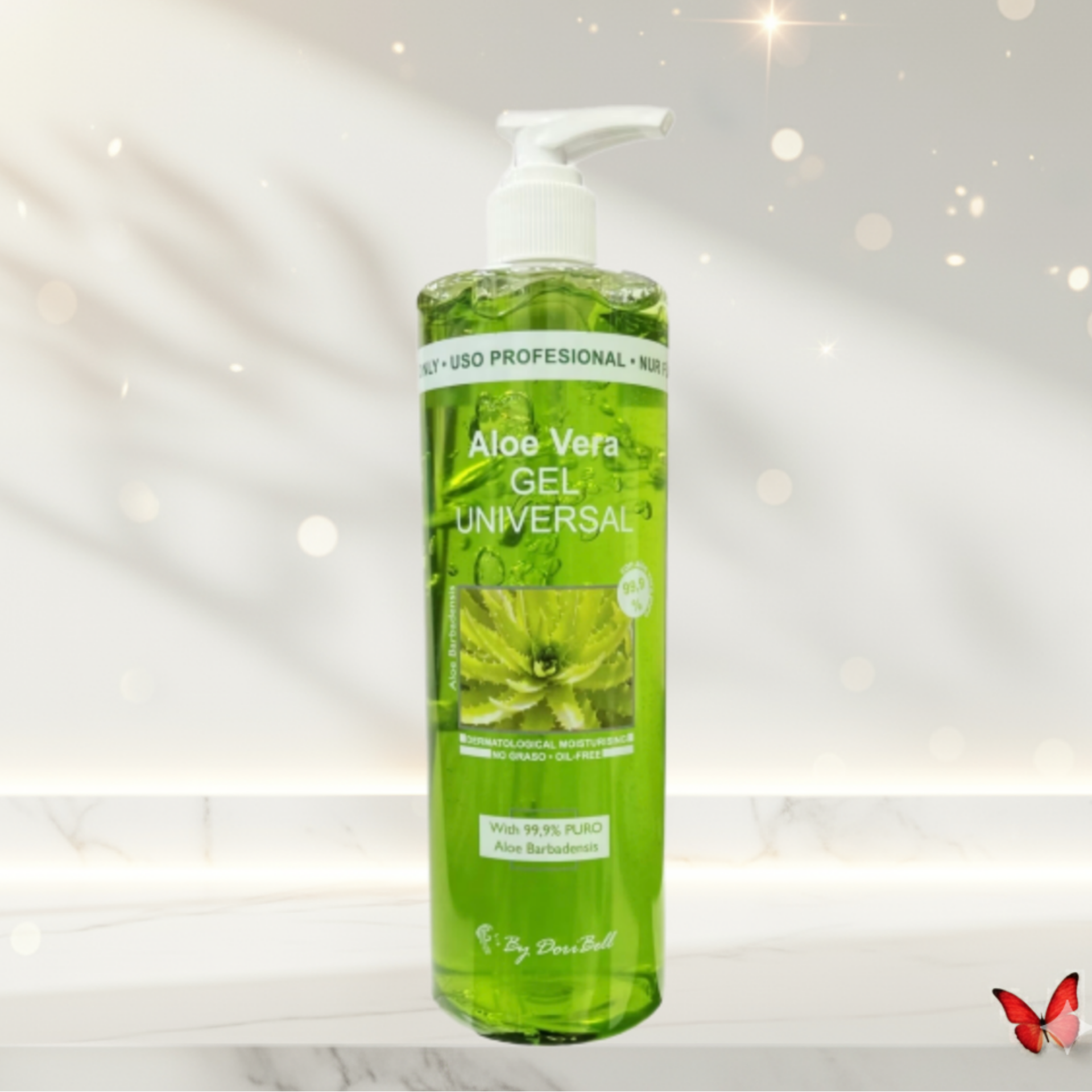 GEL CORPORAL CON 99,9% ALOE VERA  BARBADENSIS PURO 500ML