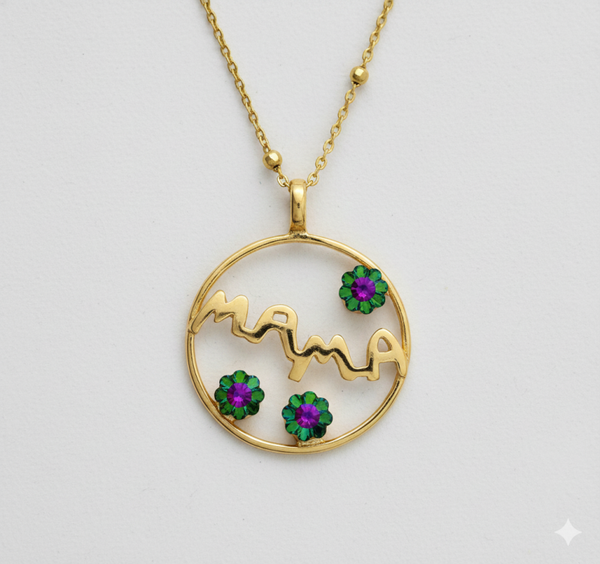 Colgante “Mamá” – Plata de Ley 925