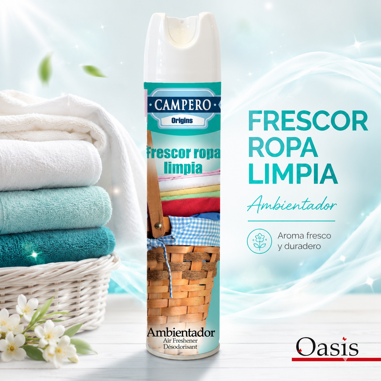 Ambientador Campero Ropa Limpia – 300 ml