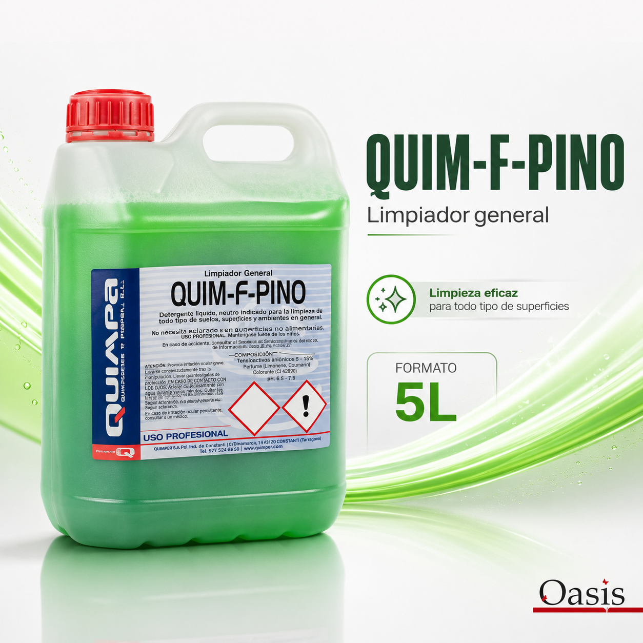 Pinolín Limpiador Desinfectante Superconcentrado – 5 L