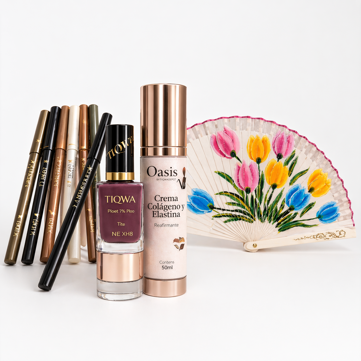 Pack Especial Regalo con Abanico y Cosmética