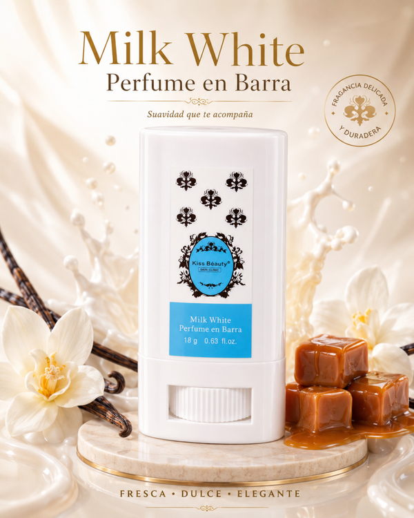 Perfume en Barra Milk White – Dulce y delicado