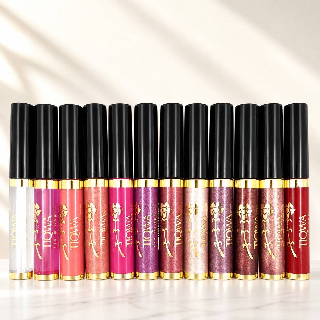 Brillo Labial TIQWA – Hidratante, Luminoso y en Varios Colores