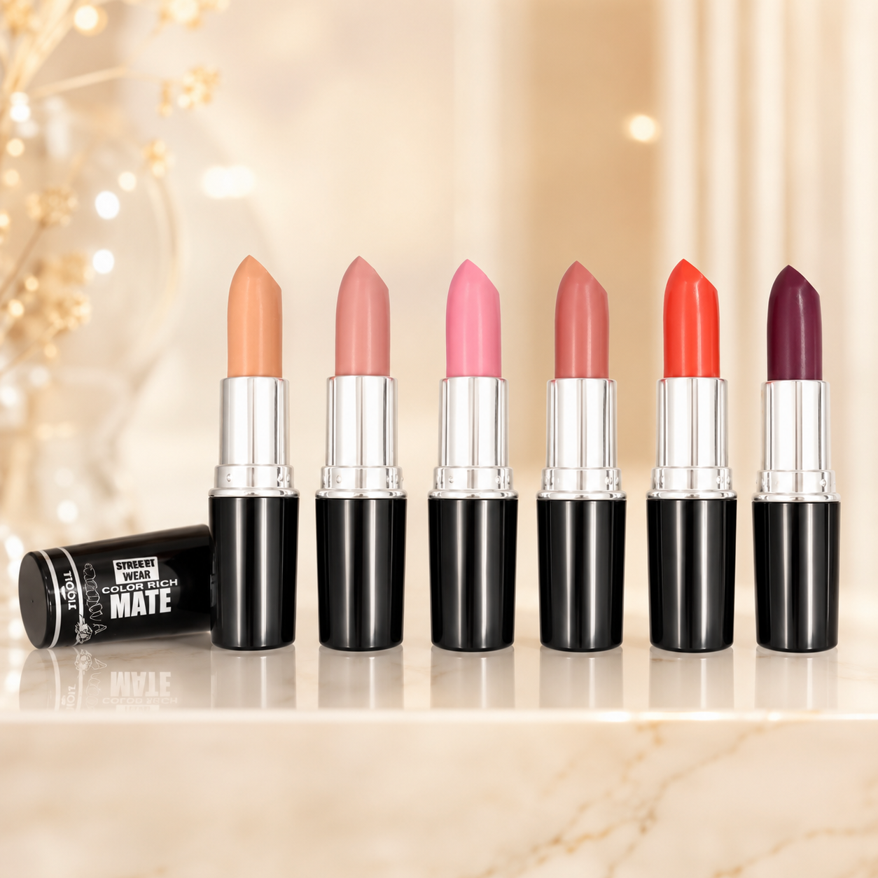 Barra de Labios Mate TIQWA – Alta Pigmentación y Larga Duración (Varios Colores)