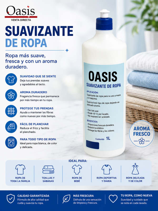 Suavizante Ropa Azul Perfumado – 1 L